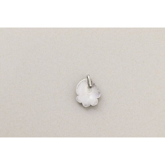 Pendant Only Sterling Silver Natural Turquoise Pendant 1 1/4" x 7/8" - Picture 6 of 6